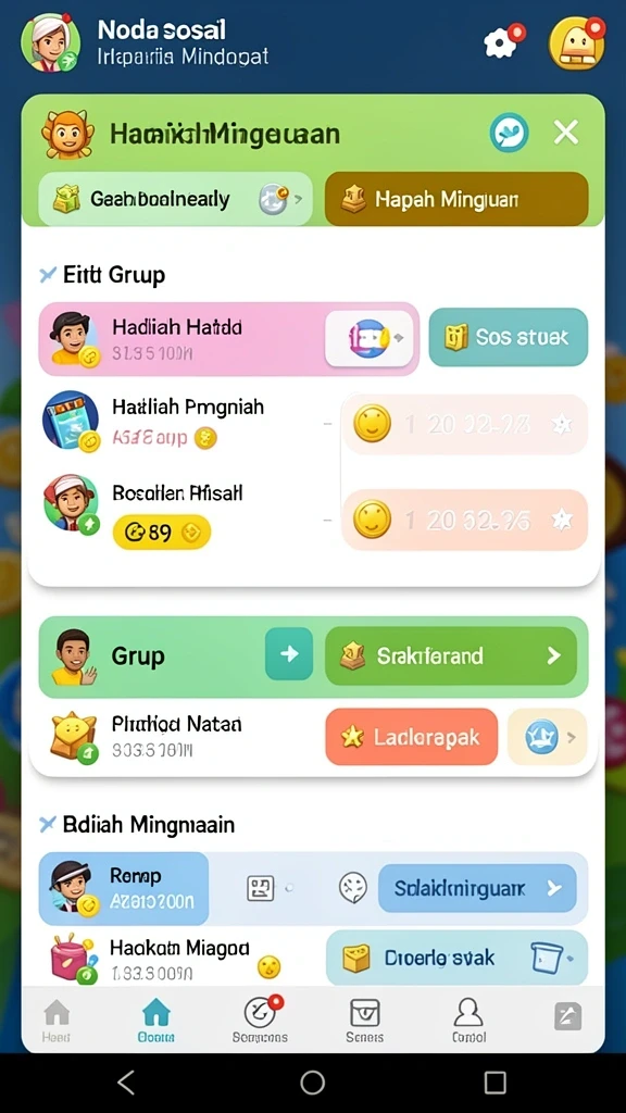 bisabet - Tampilan antarmuka yang ramah pengguna.