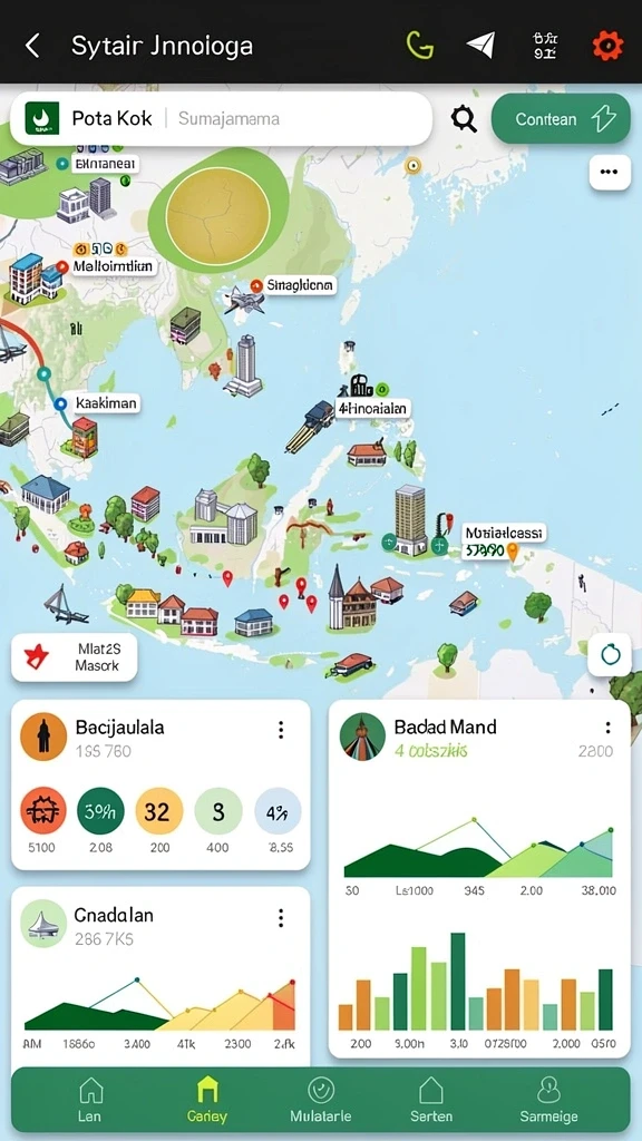 bobatoto - Tampilan awal yang menarik dan mudah dinavigasi.