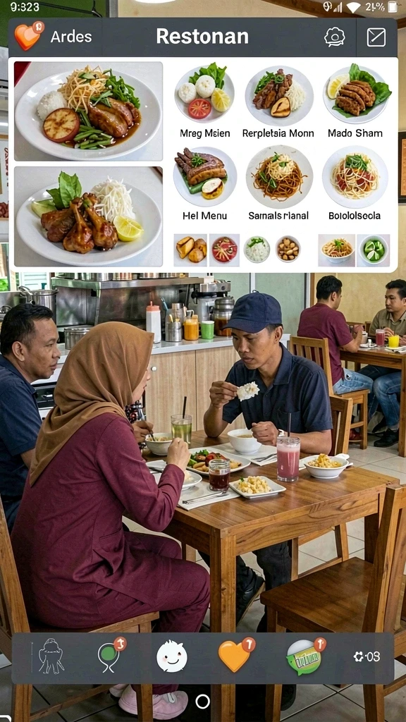 pcpc7 - Tangkapan layar menunjukkan grafis indah dari dunia game PCPC7.