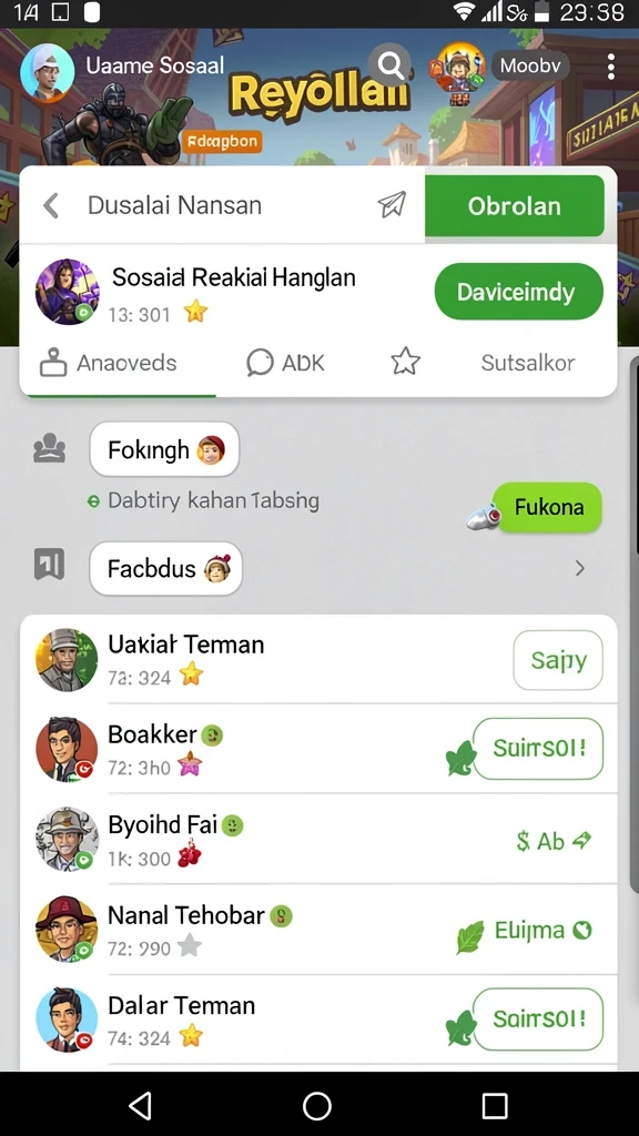 sky77 - Tangkapan layar kedua menampilkan fitur multiplayer yang mendebarkan.